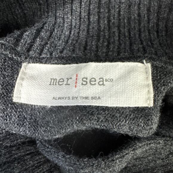 Mersea Oversized Pullover Dolman Sleeve Sweater Gray - One Size Fits Most - Picture 8 of 8